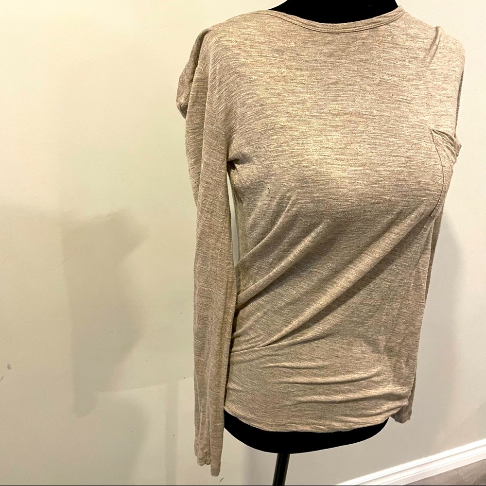 Madewell Lightweight Oatmeal Tunic Top